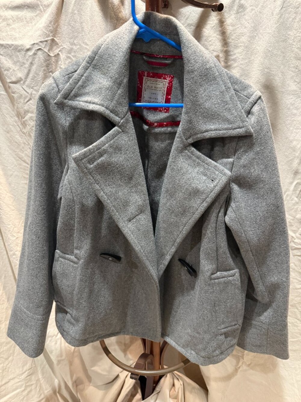 Old Navy Large Gray Peacoat